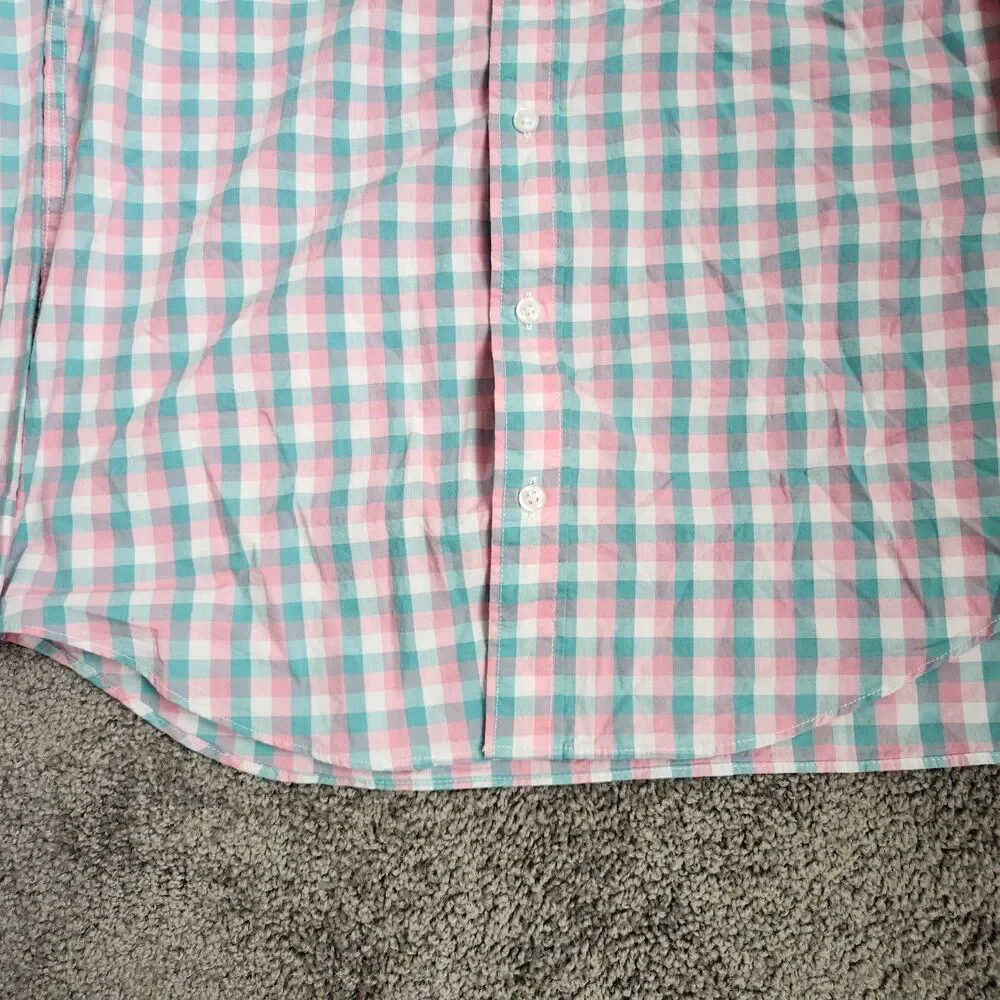 J. Crew NWT Flex Washed Slim Untucked Button Down Shirt Medium Office Prep